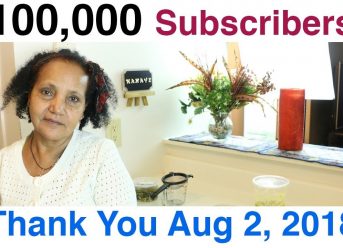 100,000 Subscribers Thank You ፻ ሺ ተከታይ እናመሰግናለን