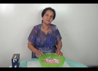 Washing the "Doro", Step two. Ethiopian Cooking