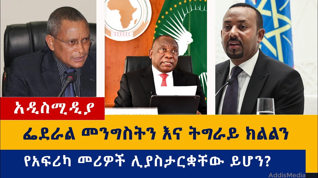 ፌደራል መንግስት እና ትግራይ ክልል ፍጥጫ የአፍሪካ መሪዎች ሊያስታርቋቸው ይሆን?