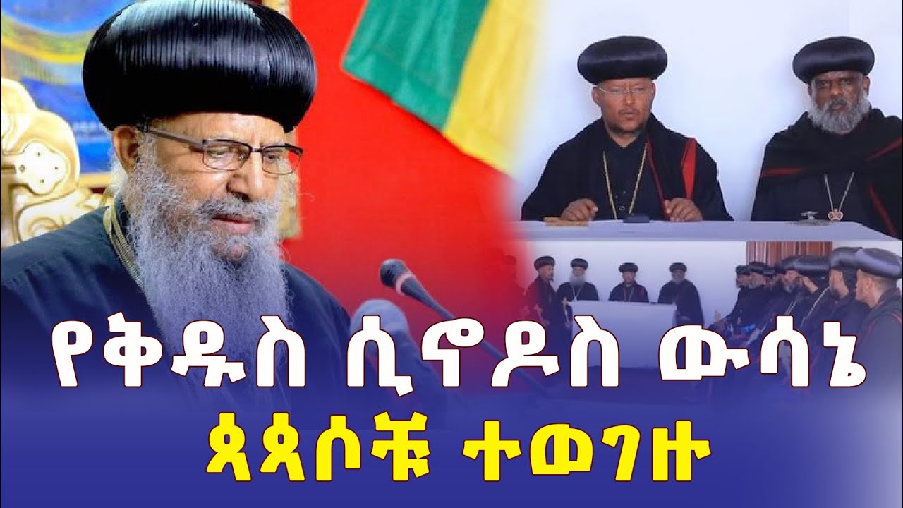 Ethiopia: [ሰበር ዜና] ቅዱስ ሲኖዶስ ውሳኔ አስተላለፈ | "ተወግዘዋል" – Addis Daily News