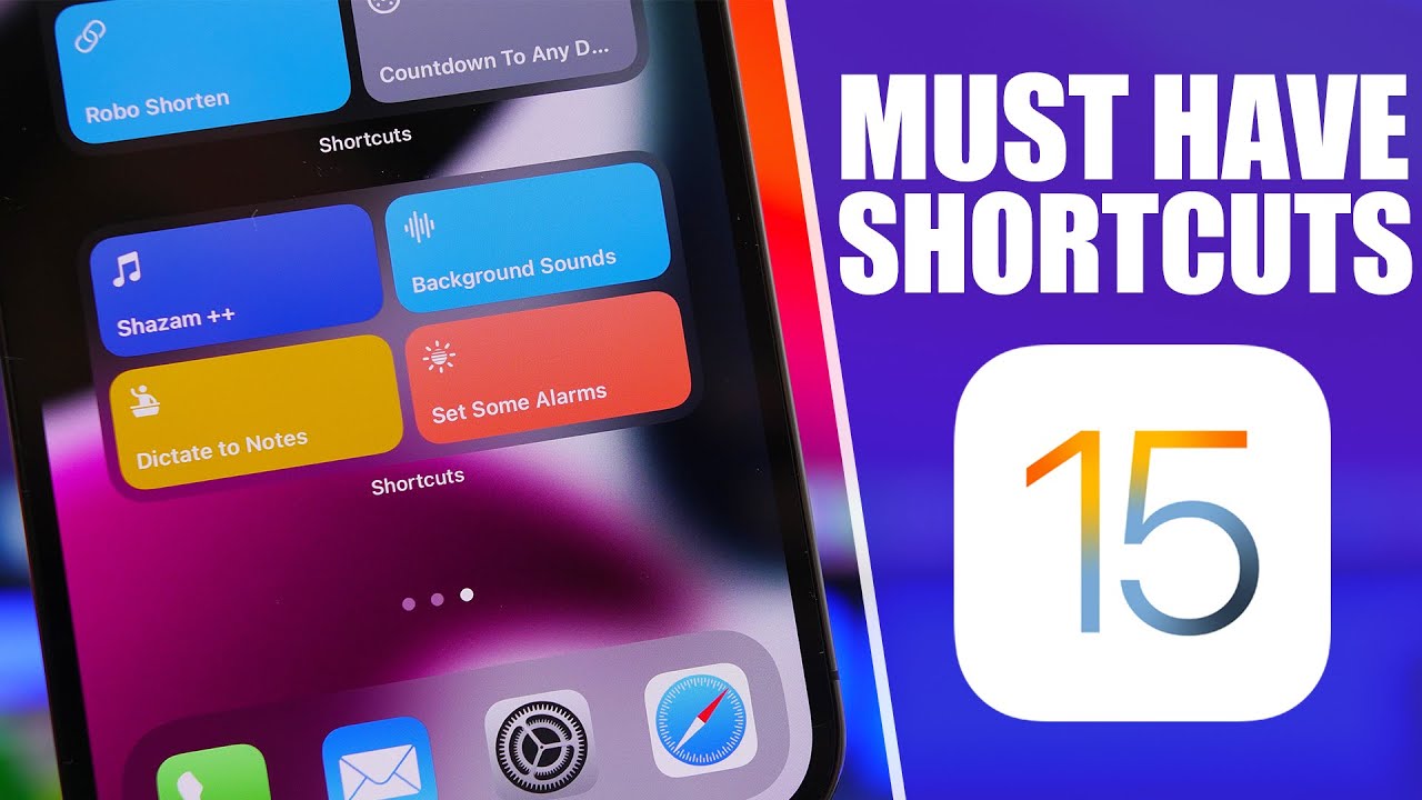 MUST HAVE iOS 15 Shortcuts – Best iOS 15 Siri Shortcuts 2021 !